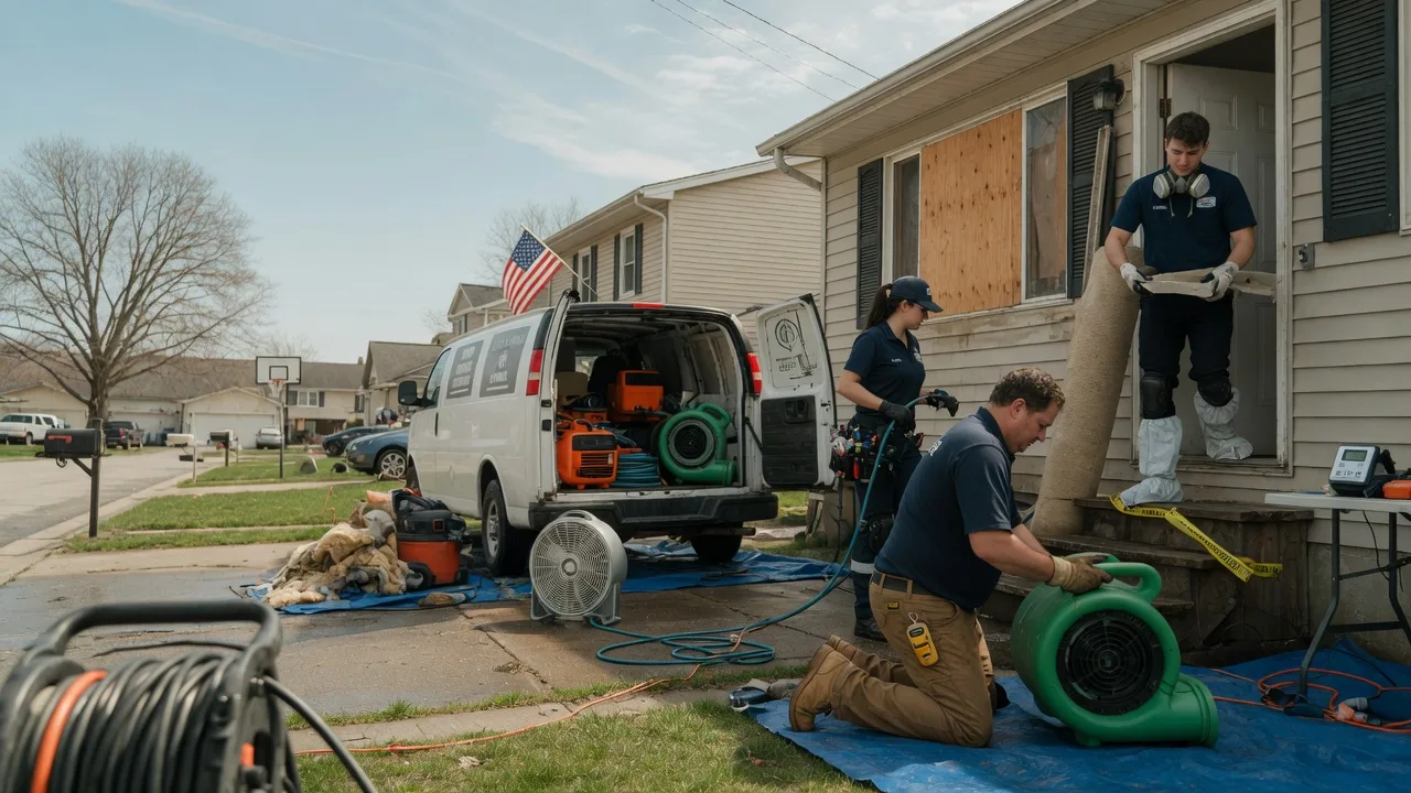 Water Damage Restoration in Claremont, SD near me